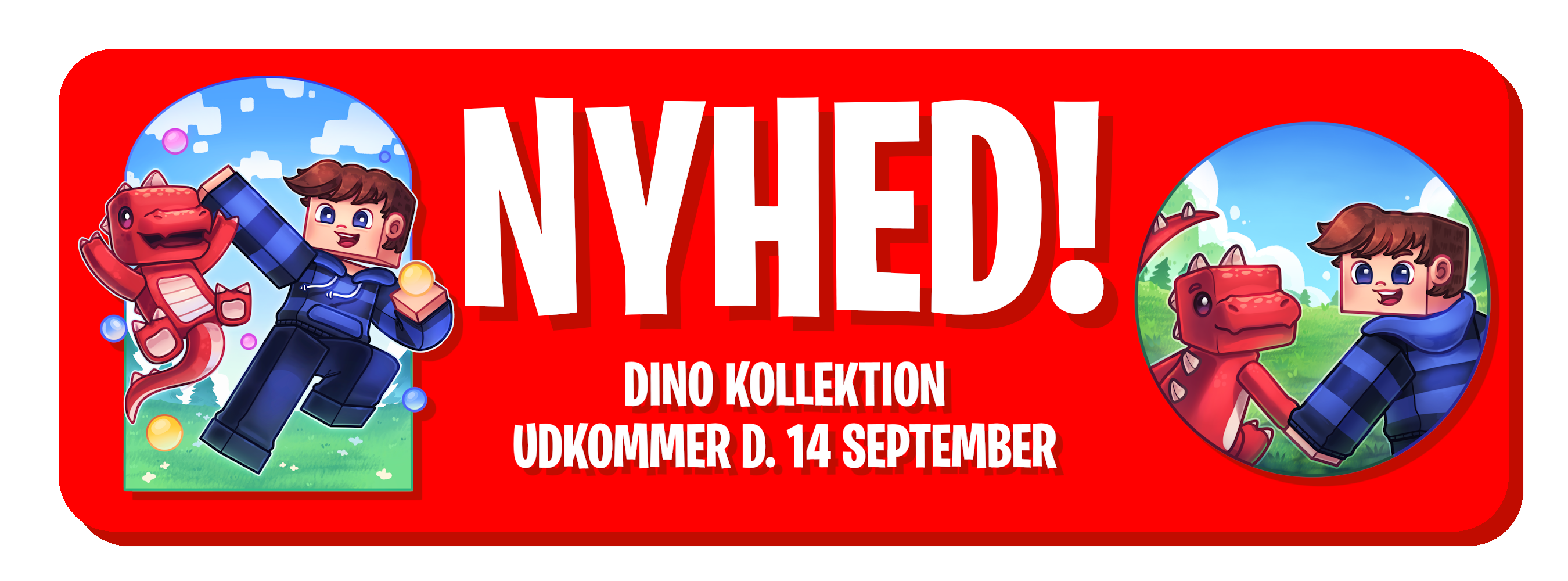 🦖 Judex udkommer med Dino Merchandise d. 14 September! 🦖