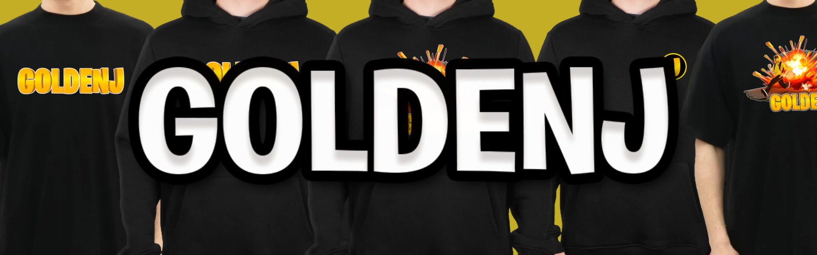 GOLDENJ merchandise: Køb det her hos Geekd!