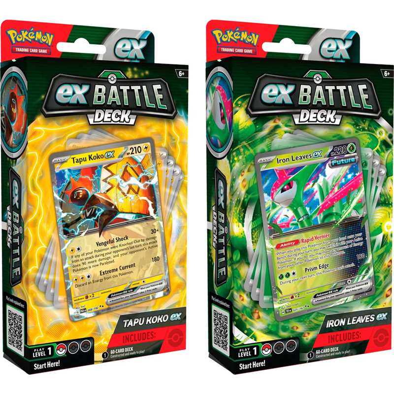 Display 6x Pokémon TCG: ex Battle Decks - Oktober (Engelsk) Pokemon