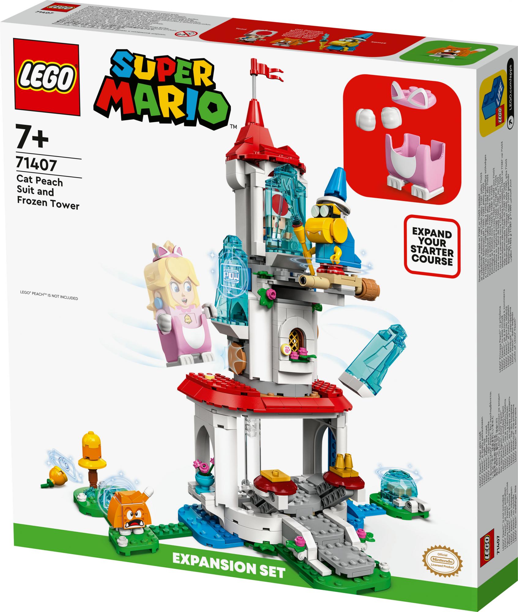 LEGO Super Mario - Cat Peach Suit and Frozen Tower Expansion Set (71407) LEGO