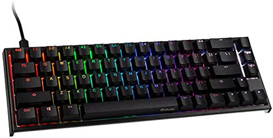 Ducky One 3 - Classic Black / White Nordic - SF 65% - Cherry Brown