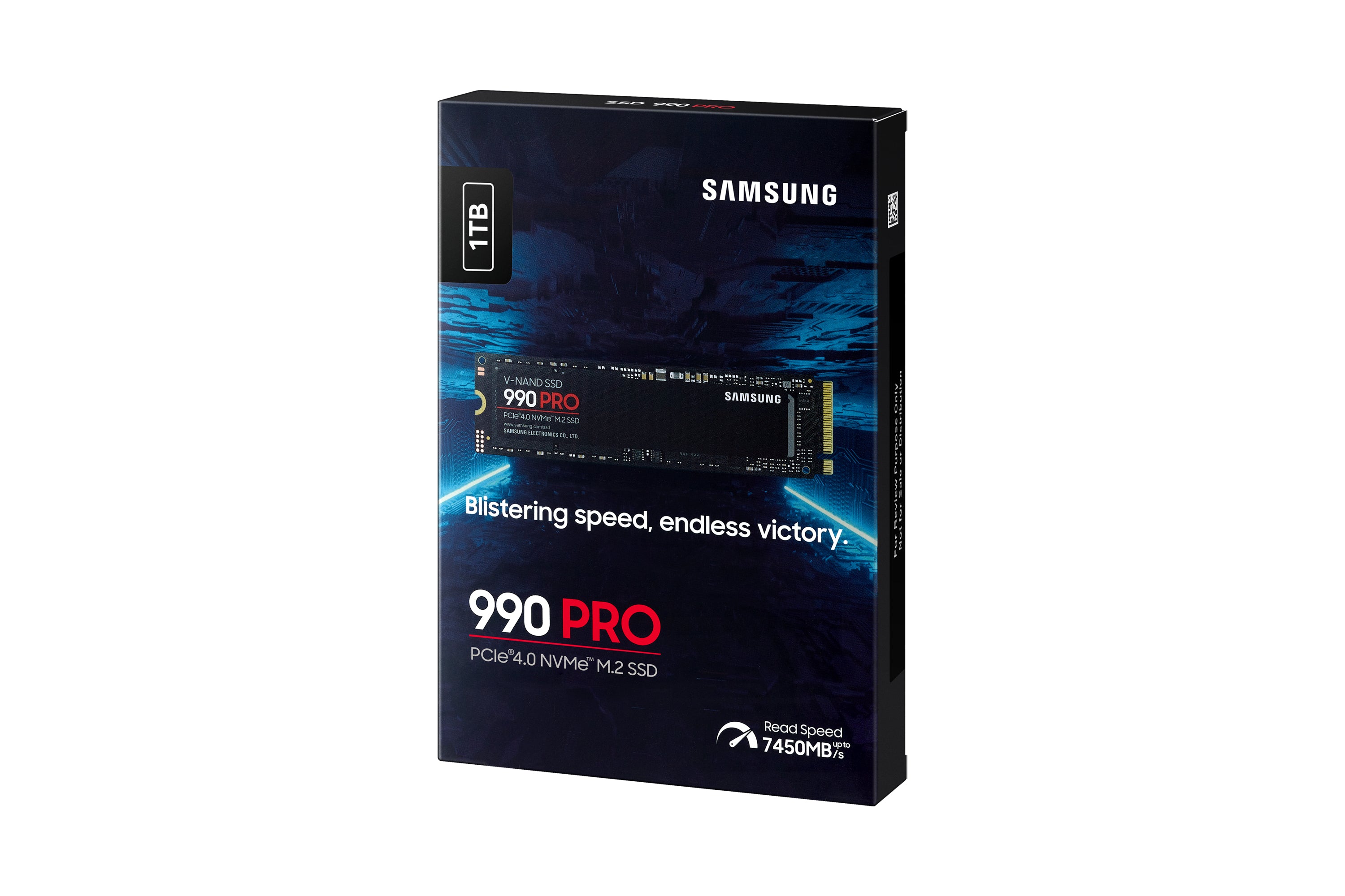 Samsung 990 PRO Solid state-drev MZ-V9P1T0BW 1TB M.2 PCI Express 4.0 x4 (NVMe) Samsung