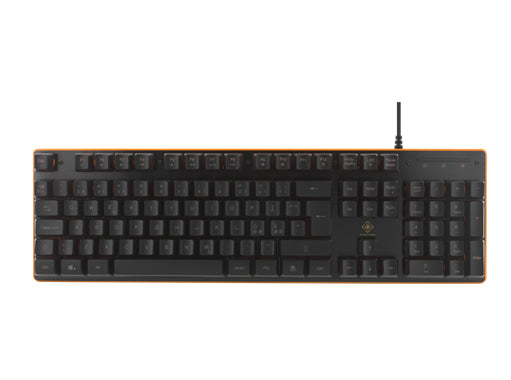 DELTACO GAMING GAM-021 Tastatur Membran Orange Kabling Nordisk Deltaco