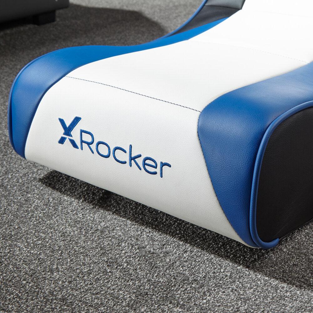 XROCKER PLAYSTATION GEIST 2.0 FLOOR ROCKER - WHITE AND BLUE XROCKER