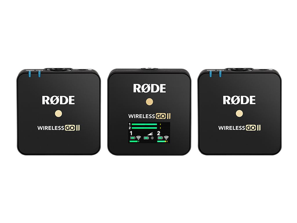 RØDE Wireless GO II Trådløst mikrofonsystem Trådløs Omni-directional Sort