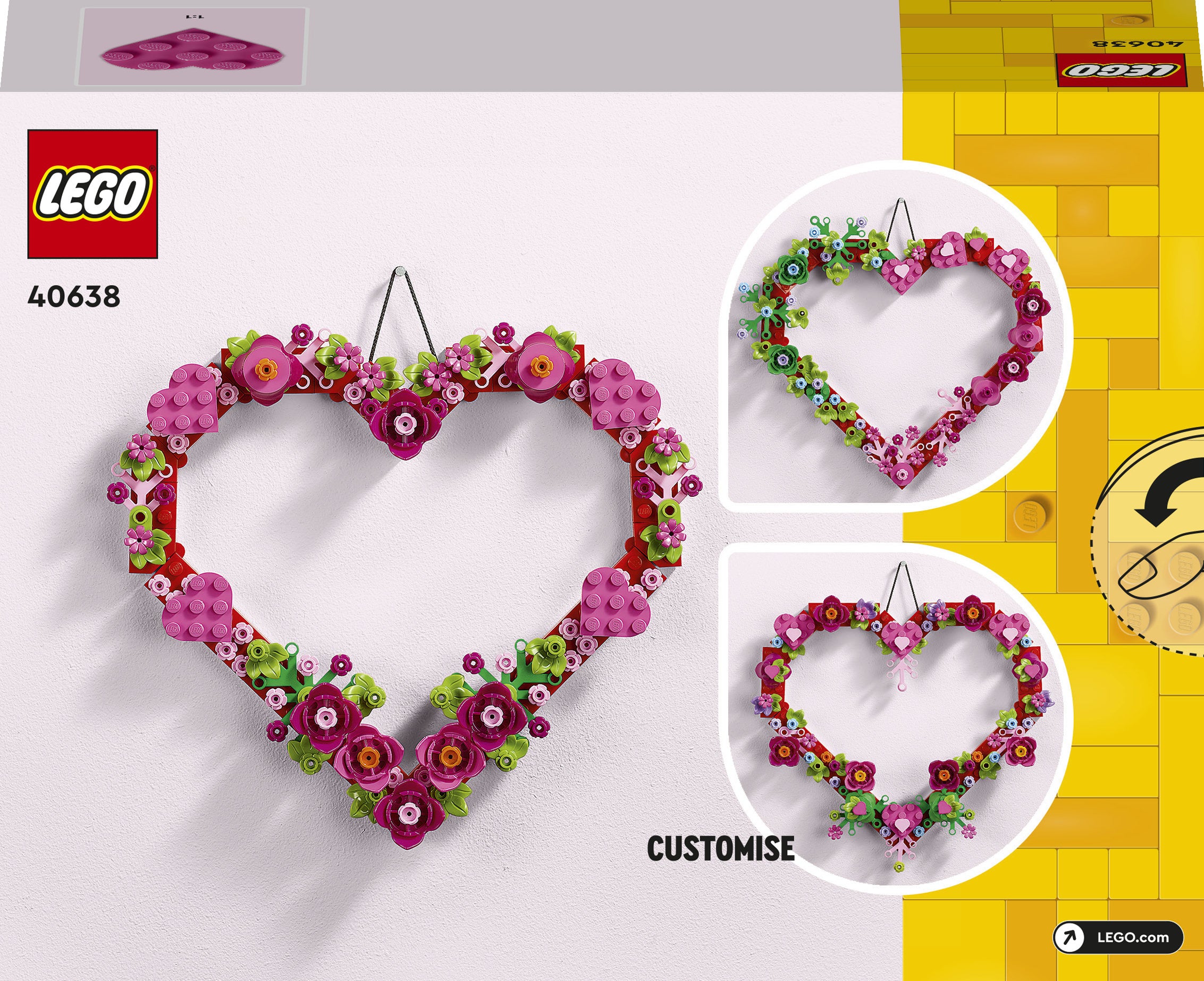 LEGO - Heart Ornament (40638) LEGO