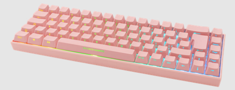 DELTACO GAMING PK95 Tastatur Mekanisk RGB Trådløs Kabling Nordisk Deltaco