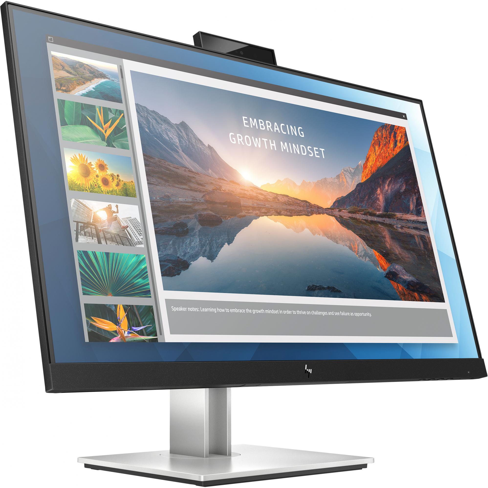 HP E24d G4 Advanced Docking Monitor 23.8 1920 x 1080 (Full HD) HDMI DisplayPort USB-C 60Hz Pivot Skærm Hewlett-Packard