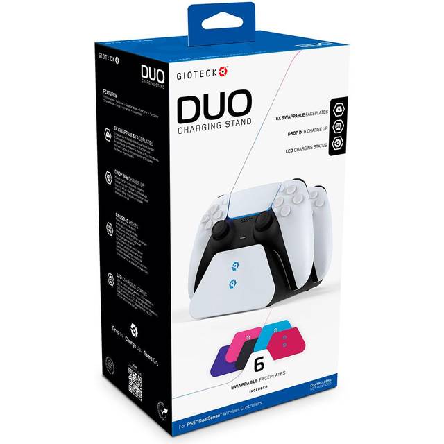 GIOTECK Duo Oplader Stand Playstation 5
