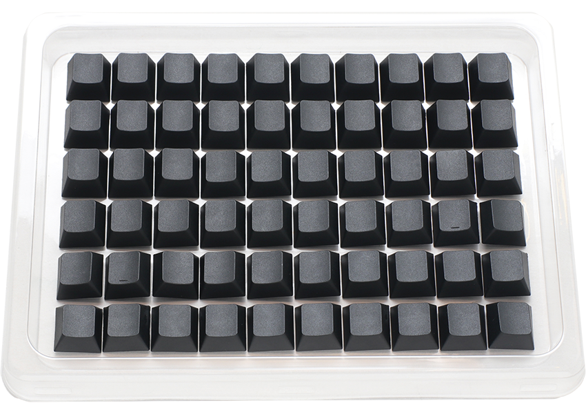 Ducky Blank - 132 Keycap Set - MDA Profile - PBT - Black Ducky