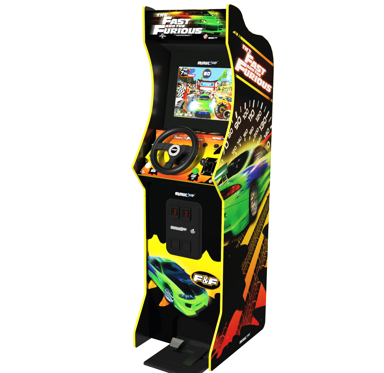 ARCADE 1 UP FAST AND FURIOUS RACING ARCADE MACHINE Arcade1Up