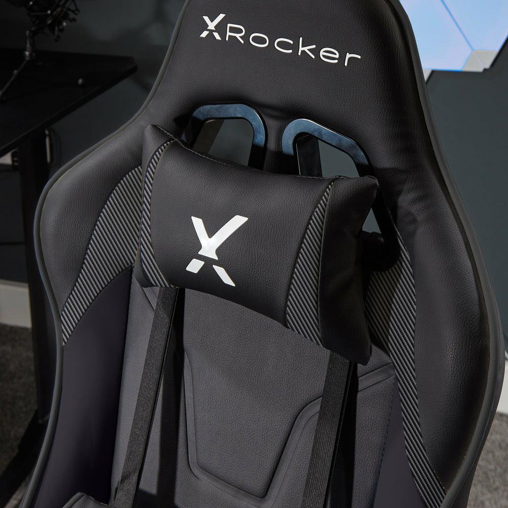 XROCKER AGILITY JUNIOR PC OFFICE GAMING CHAIR - CARBON BLACK XROCKER