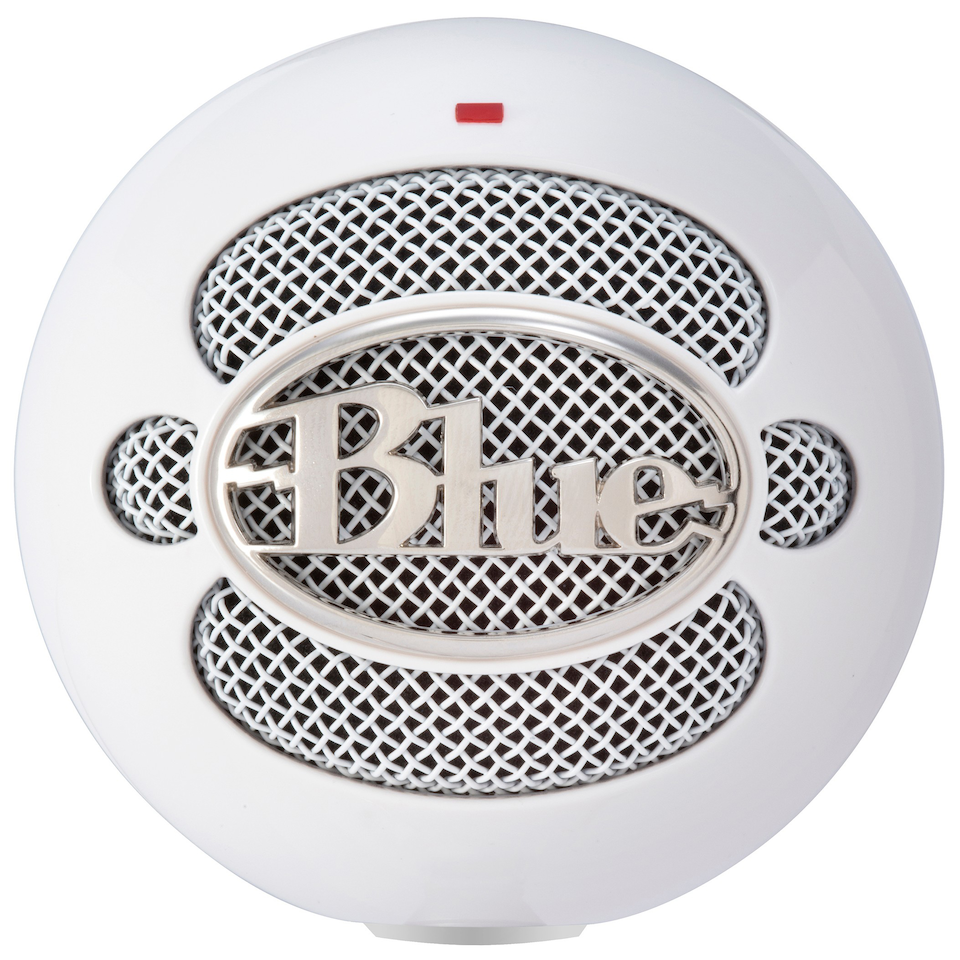 Blue - Microphone Snowball ICE White