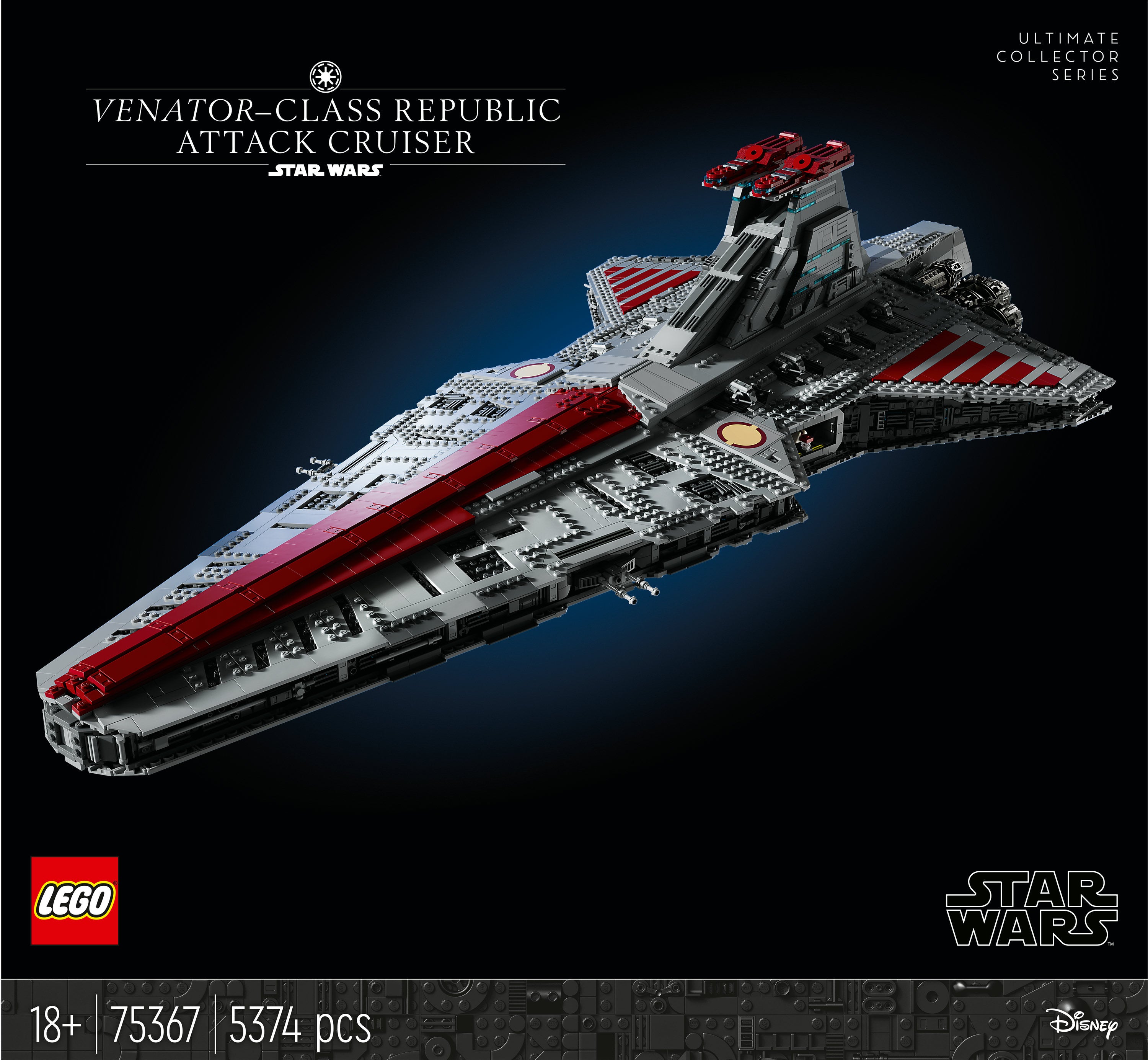 LEGO 75367 Star Wars Republic Venator Class Attack Cruiser Construction Toy LEGO