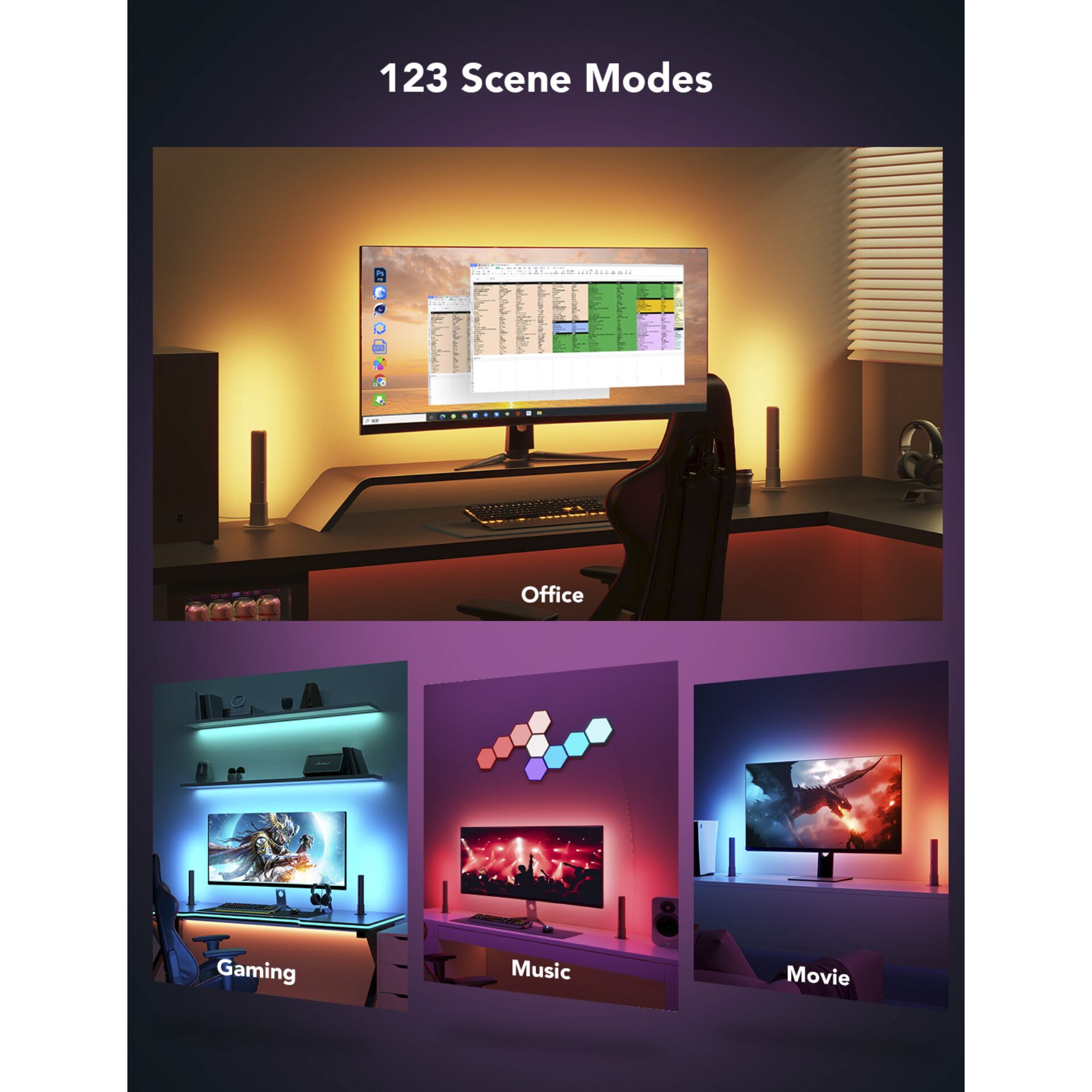 Govee PC Monitor Pro Kit til 27