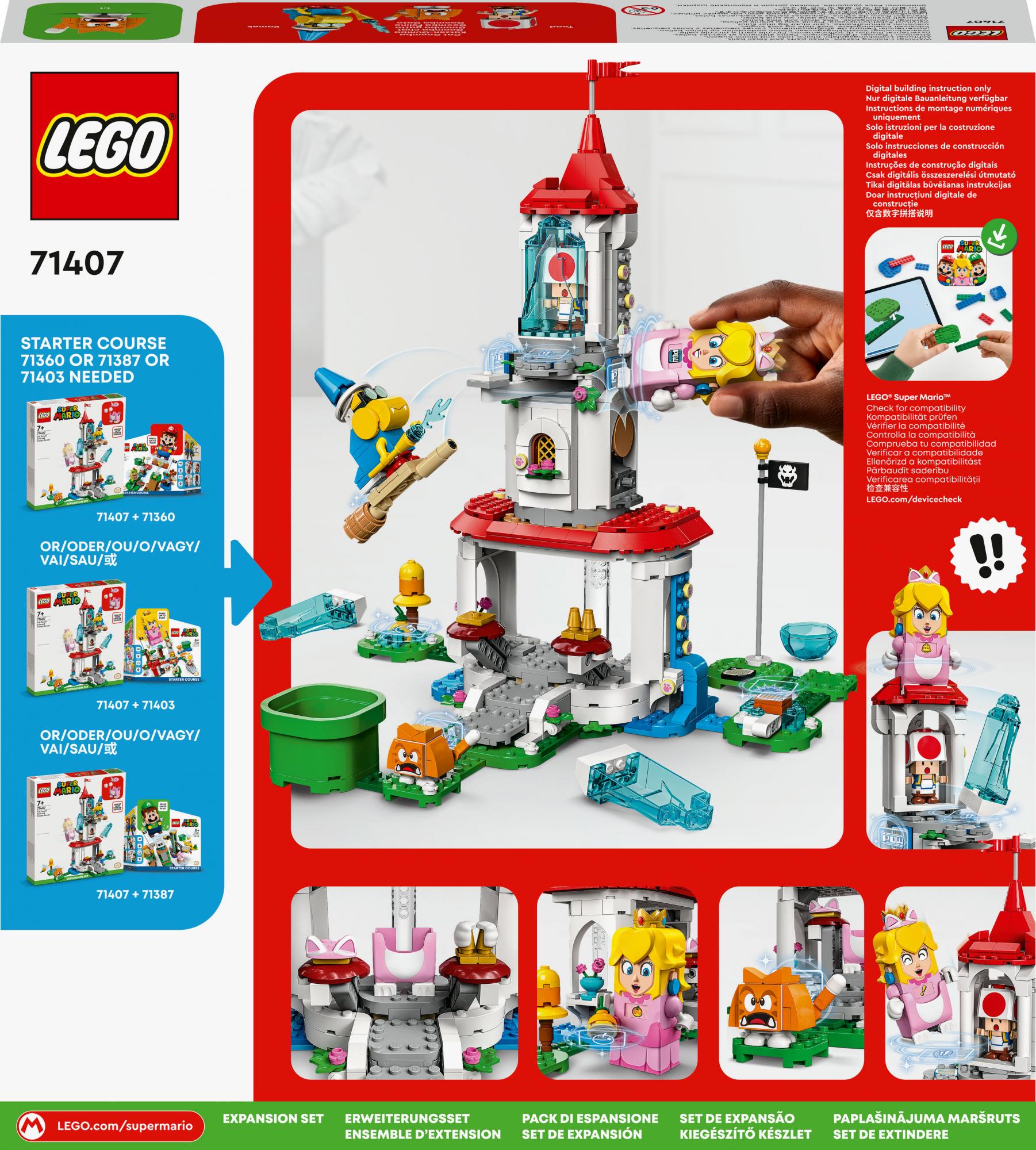 LEGO Super Mario - Cat Peach Suit and Frozen Tower Expansion Set (71407) LEGO