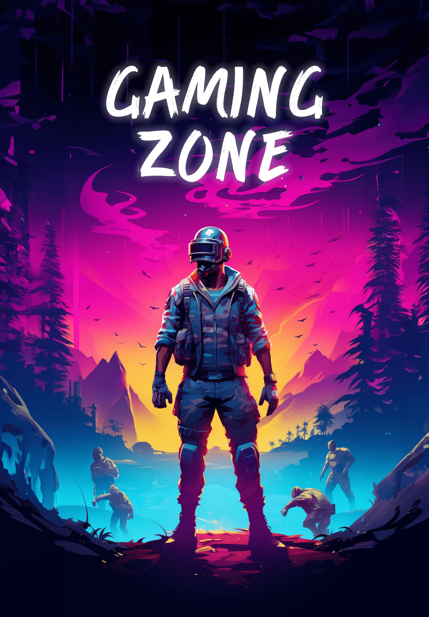 "Gaming Zone" Plakat Geekd