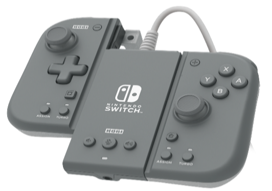 HORI - Switch Split Pad Compact Attachment Set (Grey) HORI