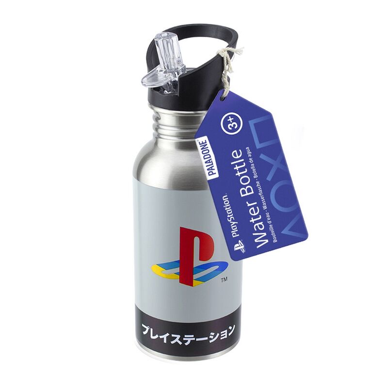 Playstation Heritage Metal Vand Flaske W Straw