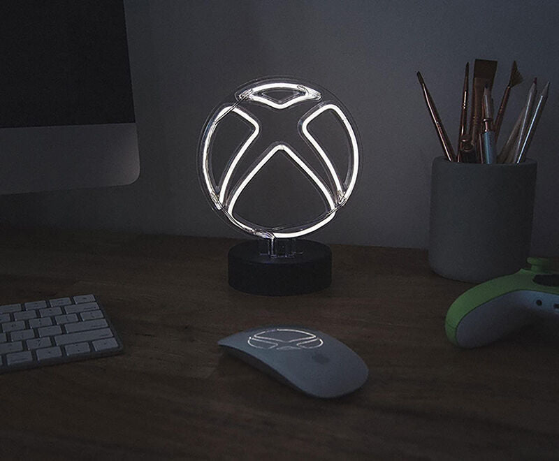 Tabel Lamp Xbox Logo Neon White 22,8 cm