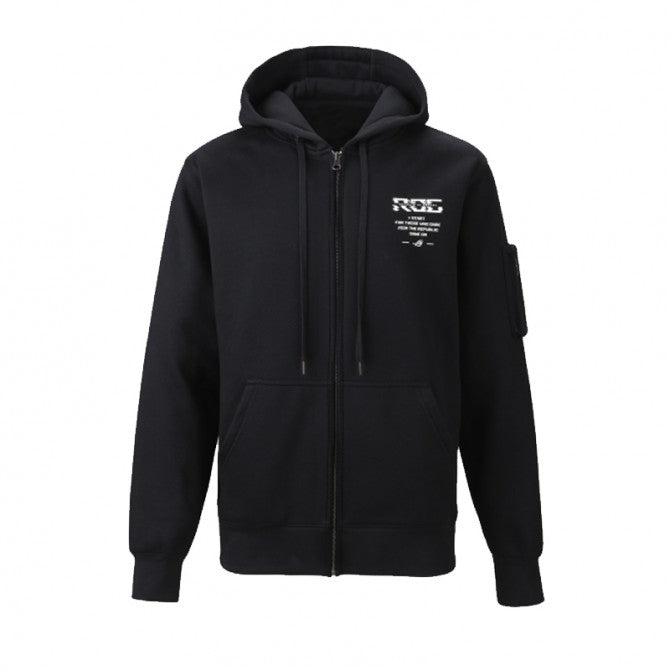 ASUS ROG Pixel Game ZIP HOODIE - Regular Fit - Sort