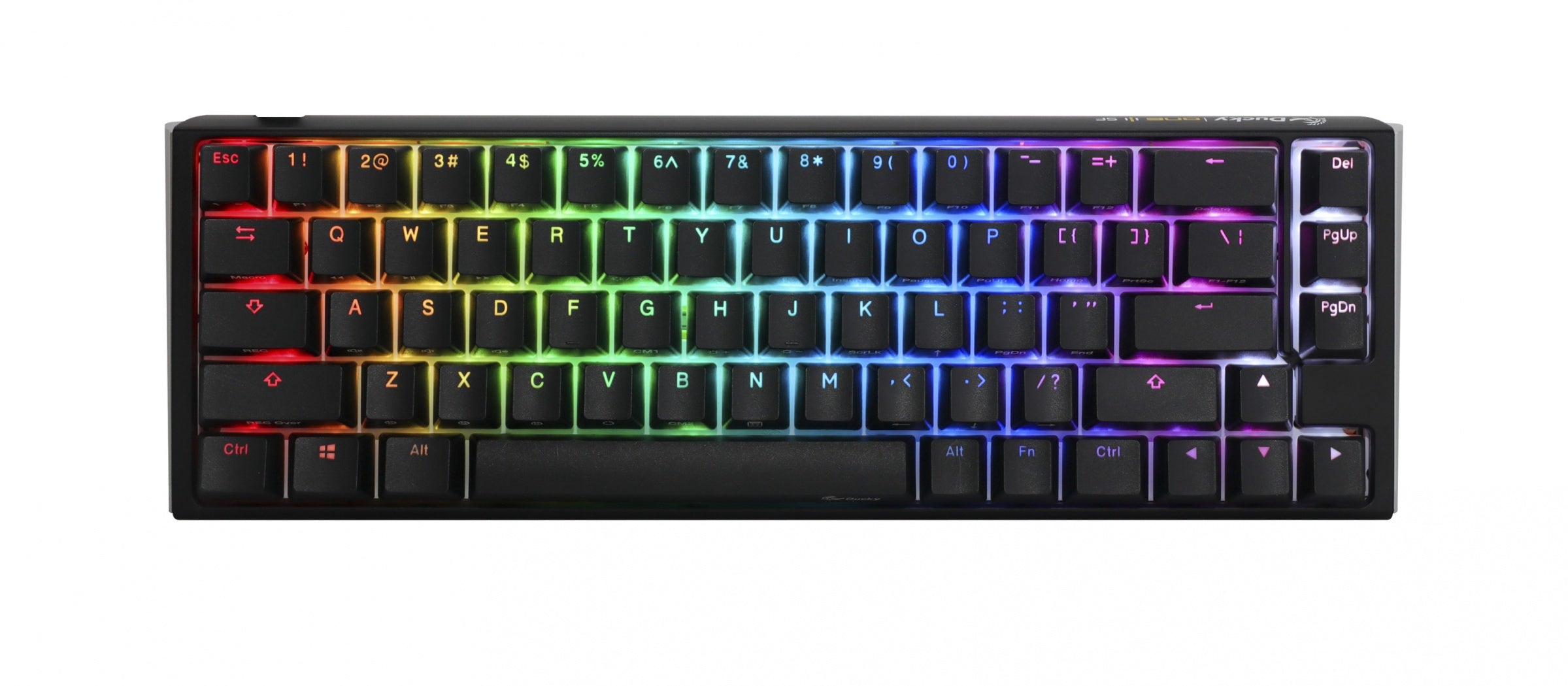 Ducky One 3 - Classic Black / White Nordic - SF 65% - Cherry Brown