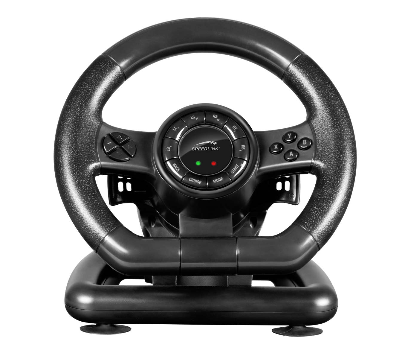 SpeedLink Black Bolt Racing Wheel - PC - Sort Speedlink