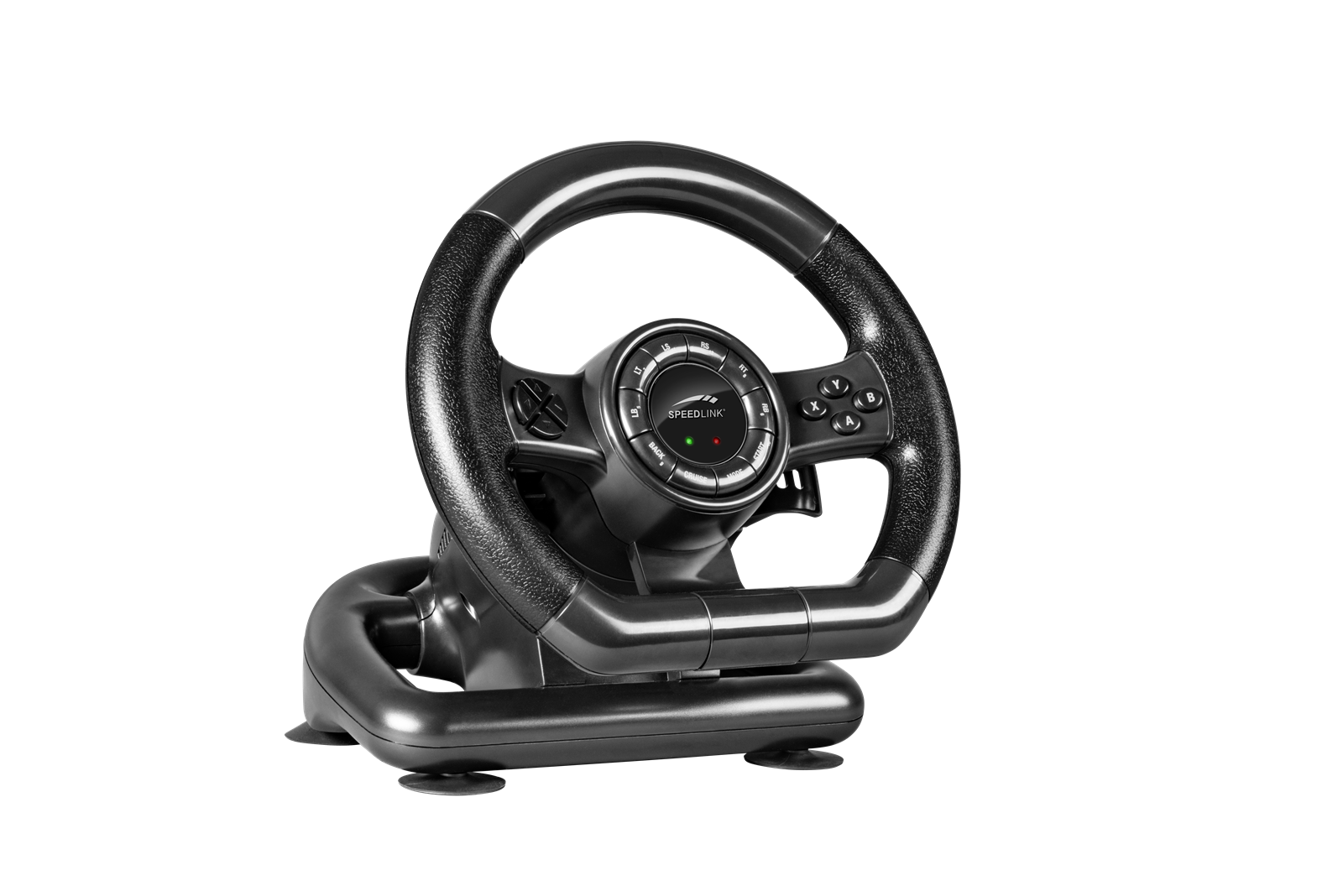 SpeedLink Black Bolt Racing Wheel - PC - Sort Speedlink