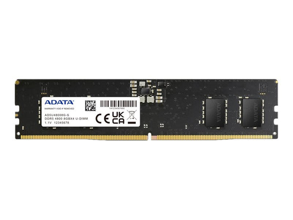 ADATA DDR5  8GB 4800MHz CL40  On-die ECC ADATA