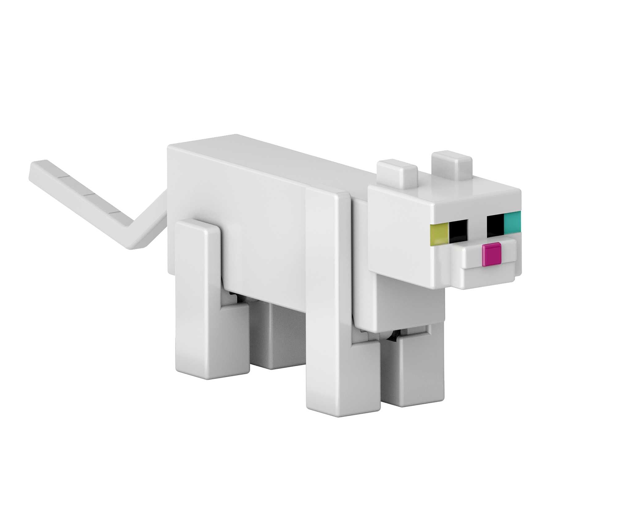 Minecraft - Biome Builds 8cm Figure - White Cat (HLB20)