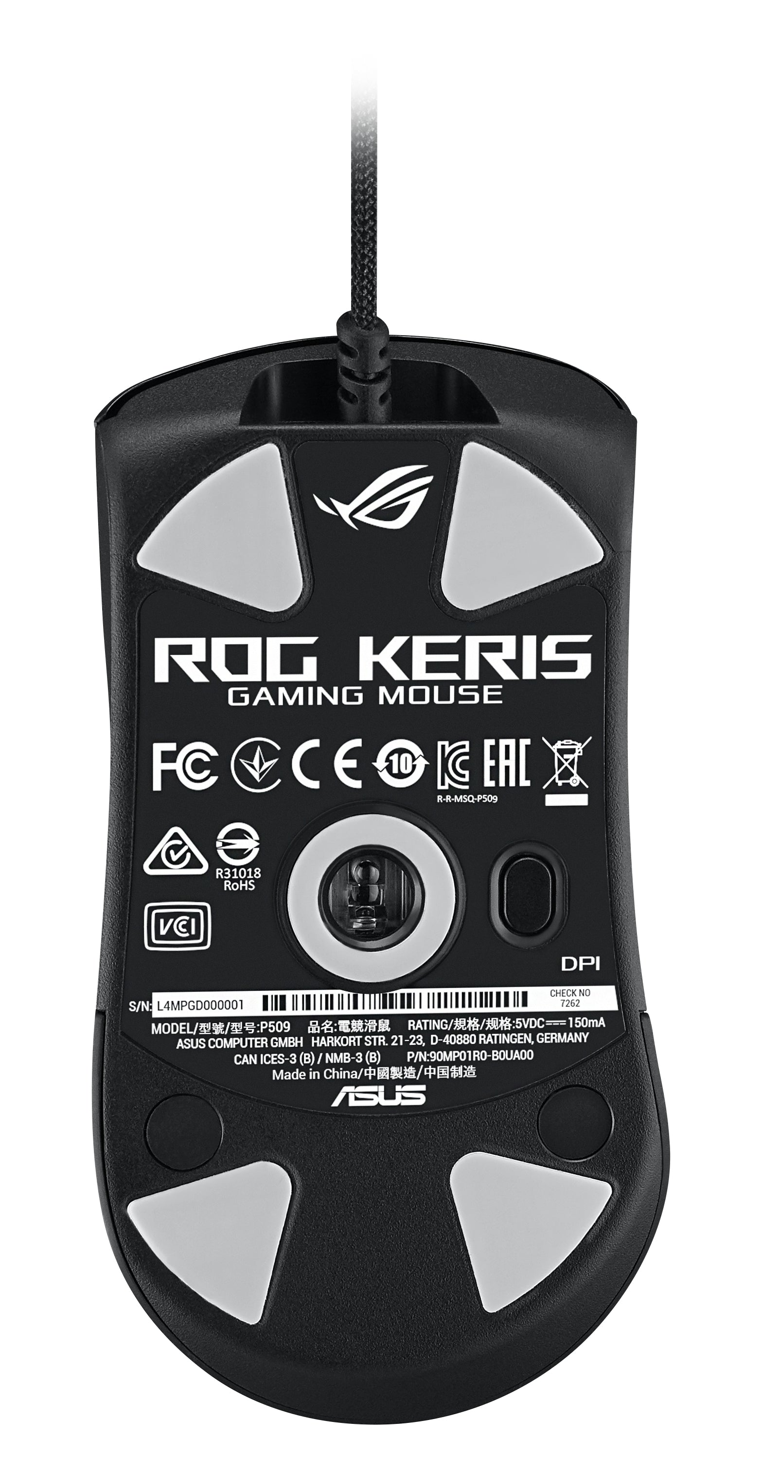 ASUS ROG KERIS (P509) Optical Gaming Mouse