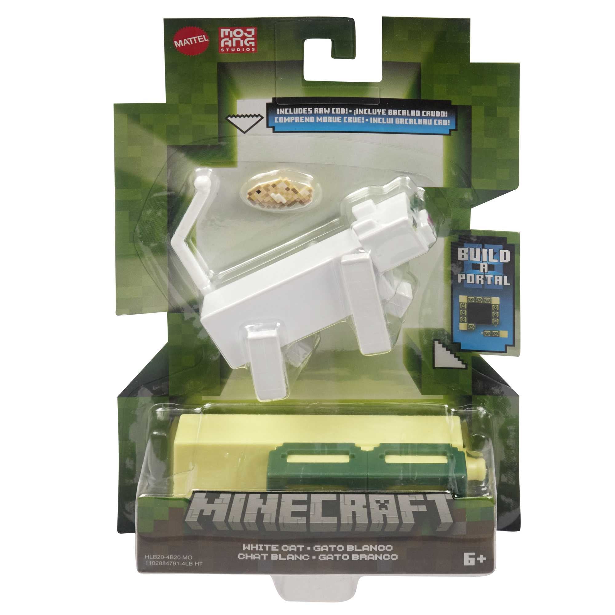 Minecraft - Biome Builds 8cm Figure - White Cat (HLB20)