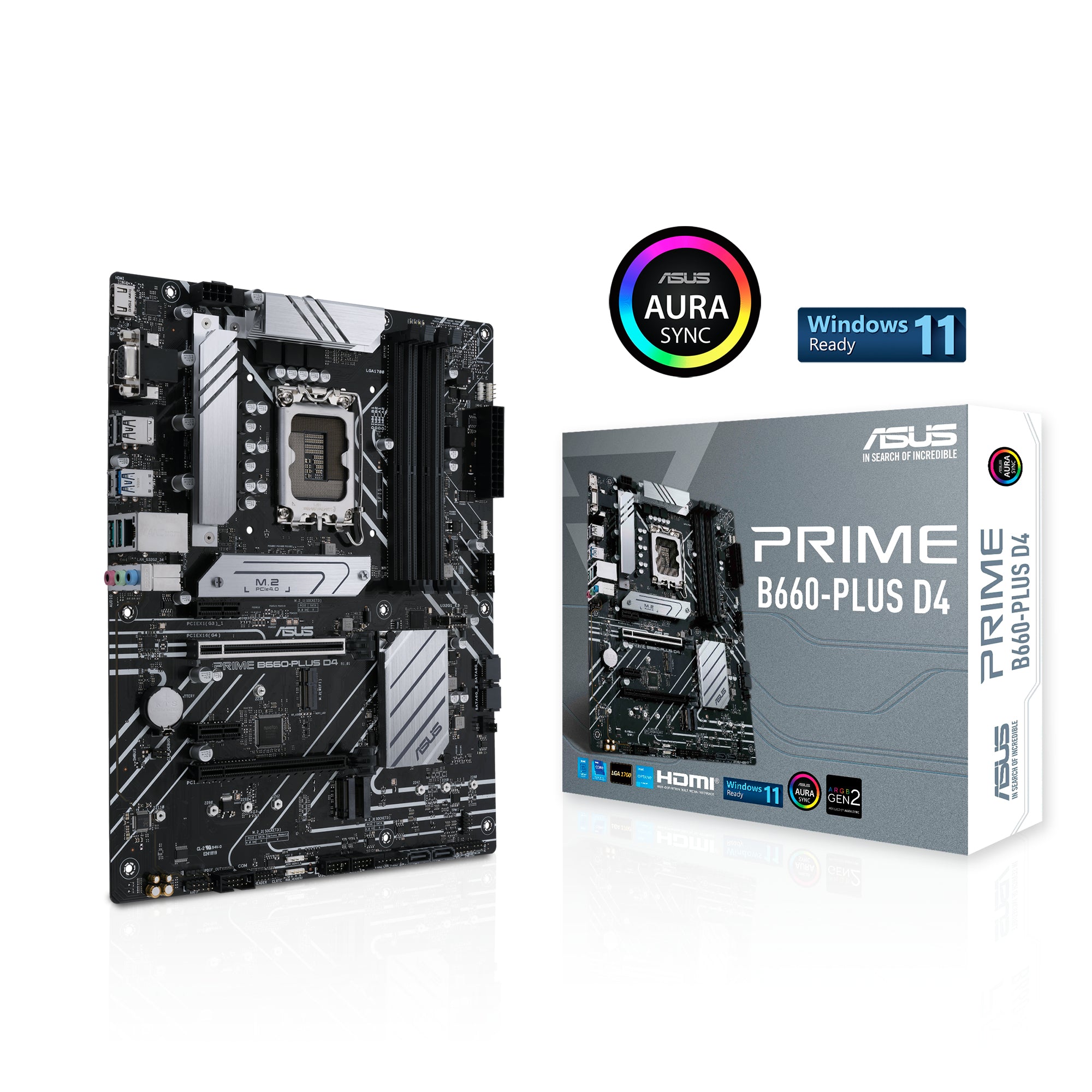 ASUS PRIME B660-PLUS D4 (ATX, B660, LGA 1700, DDR4)