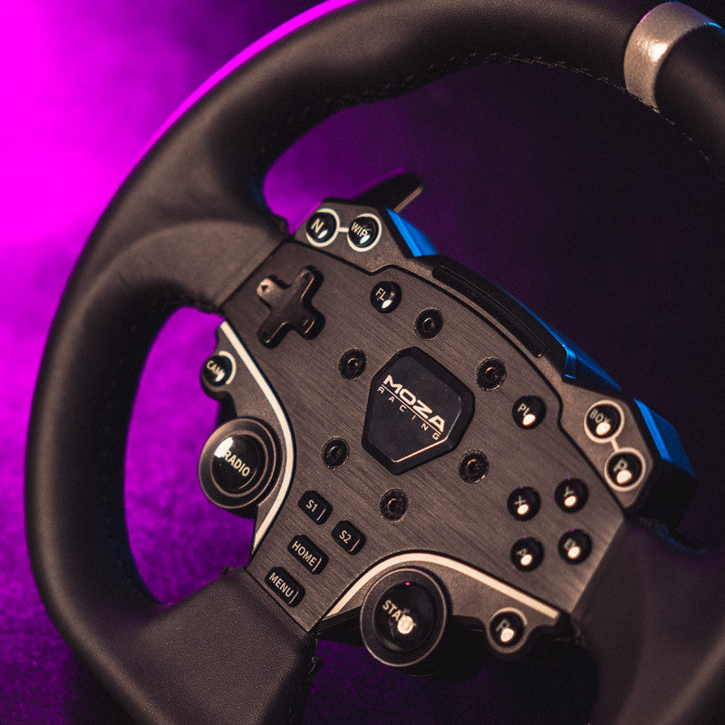 Moza R5 Racing Simulator (R5 direct-drive wheelbase, ES Steering Wheel, SR-P Lite Pedal) Moza Racing