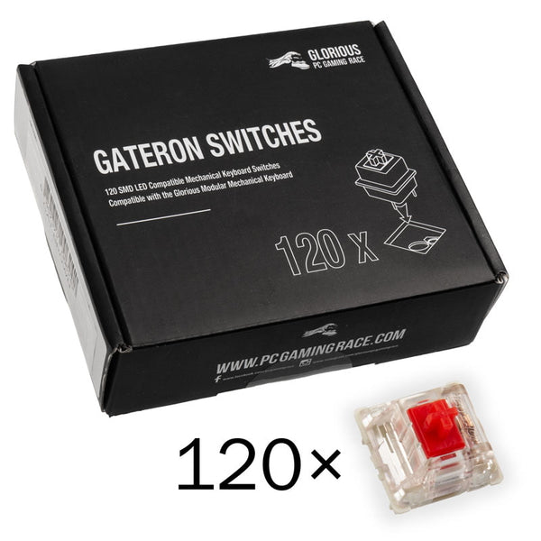 Glorious Gateron Red Switches (120 pcs) Glorious