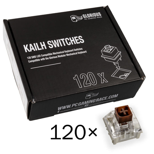 Glorious Kailh Box Brown Switches (120 pcs) Glorious
