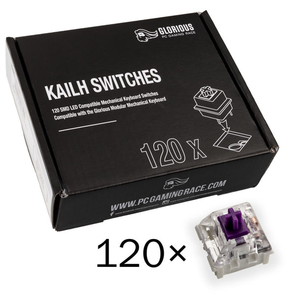 Glorious Kailh Pro Purple Switches (120 pcs) Glorious