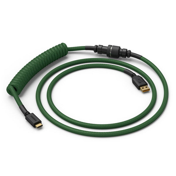 Glorious Coil Cable - Forest green Glorious