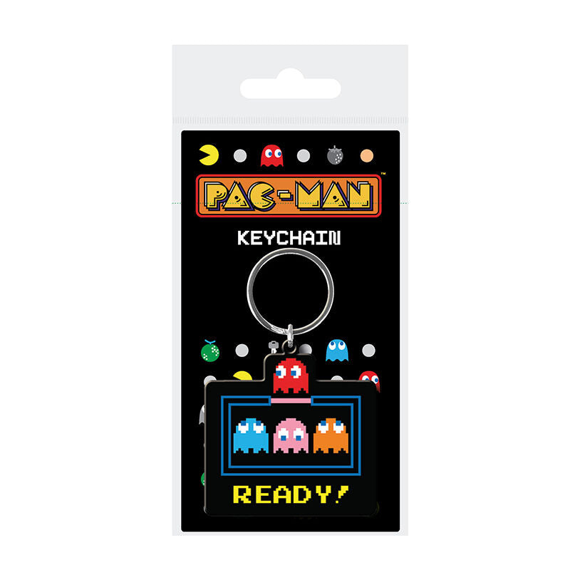 Pac-Man PVC Nøglering