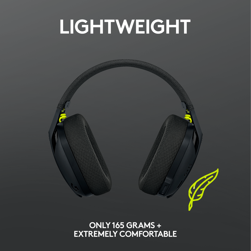 Logitech - G435 Lightspeed Wireless Gaming Headset - Black Logitech