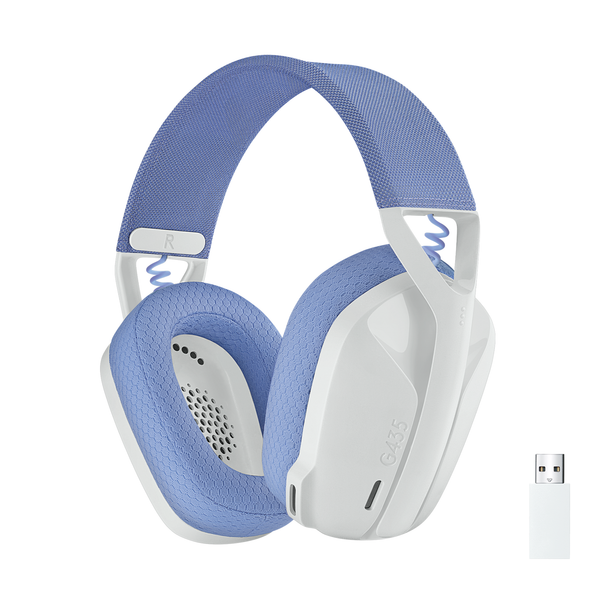 Logitech - G435 Lightspeed Wireless Gaming Headset - White Logitech
